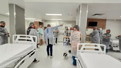 HSJB apresenta áreas em reconstrução e novos espaços a representantes da comunidade - Studio TV