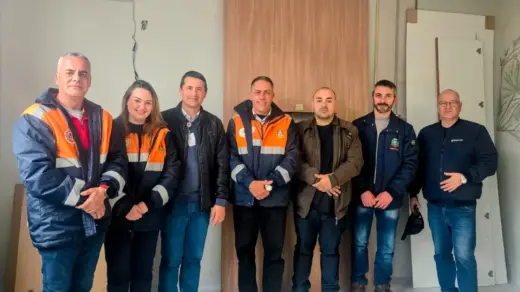 HSJB recebe coordenador regional da Defesa Civil em visita às áreas atingidas por incêndio - Studio TV