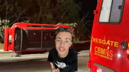 Identificado jovem que morreu após capotamento em Bento Gonçalves - Studio TV