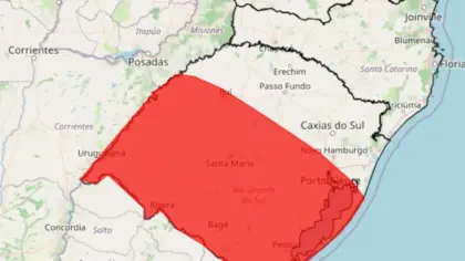 Inmet emite alerta vermelho para tempestades severas em parte do Rio Grande do Sul - Studio TV