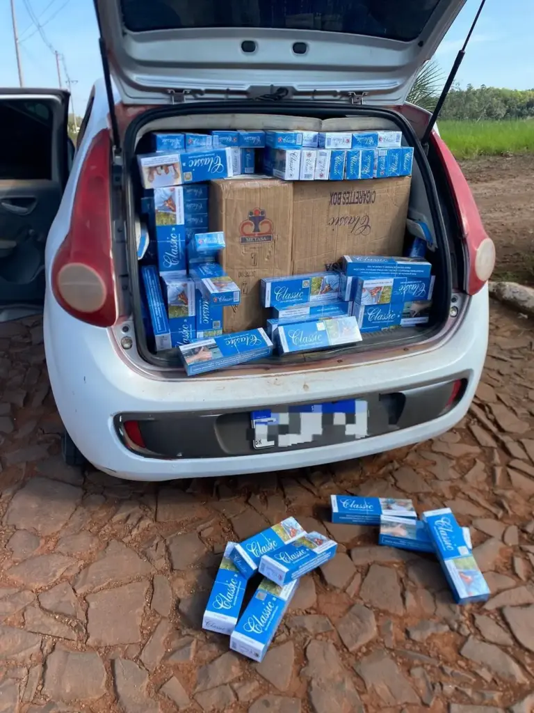 Jovem é preso com mais de 22 mil maços de cigarros contrabandeados no Noroeste do RS - Studio TV