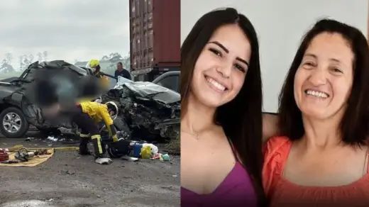 Mãe e filha morrem em acidente na BR-470 a caminho do velório da avó em SC - Studio TV