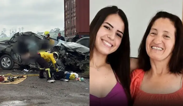 Mãe e filha morrem em acidente na BR-470 a caminho do velório da avó em SC - Studio TV