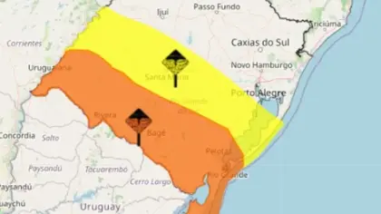Manhã começa com dois avisos de tempestade no Rio Grande do Sul - Studio TV