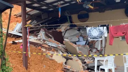 Menina de 10 anos morre após casa ser soterrada por deslizamento em Santa Catarina - Studio TV