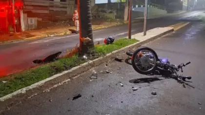 Motociclista de 22 anos morre após atingir árvore no norte do RS - Studio TV