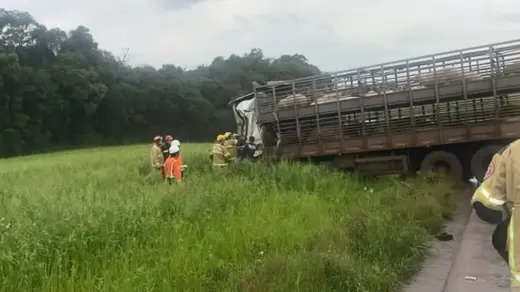 Motorista morre em grave acidente entre caminhões na ERS-463 - Studio TV