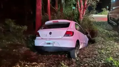 Motorista sofre mal súbito e carro de Bento Gonçalves sai da pista na ERS-446 - Studio TV