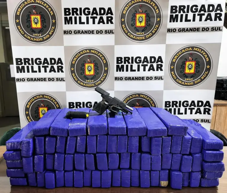 Mulher é presa com mais de 50 kg de maconha e pistola na ERS-342, em Cruz Alta - Studio TV