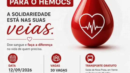 Nova Prata terá transporte gratuito para doação de sangue no Hemocentro de Caxias do Sul - Studio TV