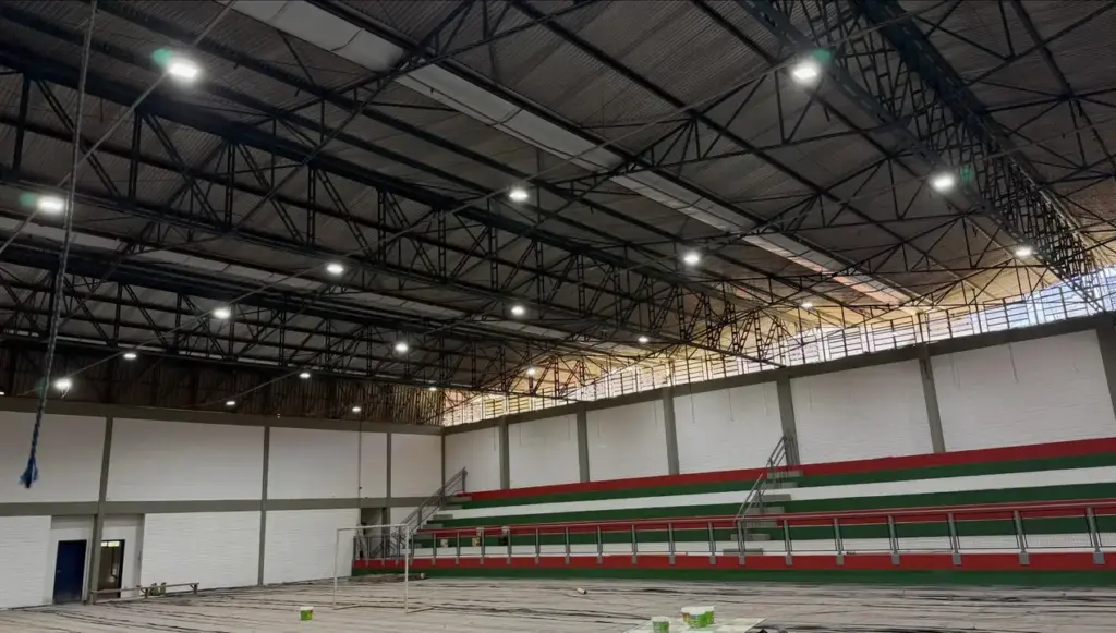 Obras avançam no Ginásio Luiz Antônio Rigo e ampliam melhorias de infraestrutura em Nova Prata - Studio TV