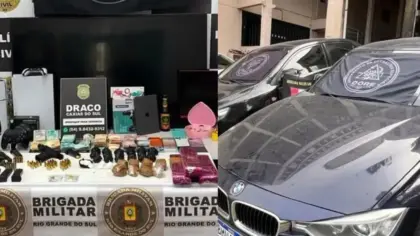 Operação Safehouse prende três suspeitos e apreende drogas, armas e R$ 80 mil em Caxias do Sul - Studio TV