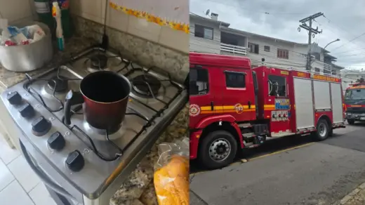 Panela esquecida no fogão provoca princípio de incêndio em apartamento de Bento Gonçalves - Studio TV