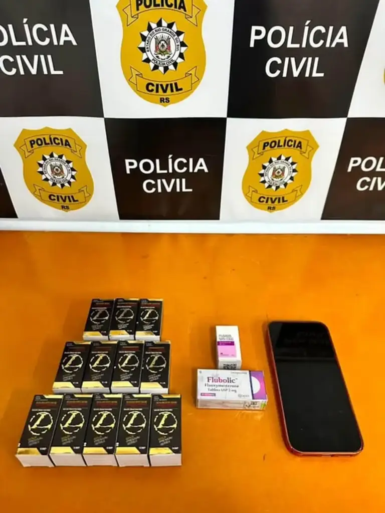 Polícia Civil apreende anabolizantes proibidos em Carlos Barbosa - Studio TV