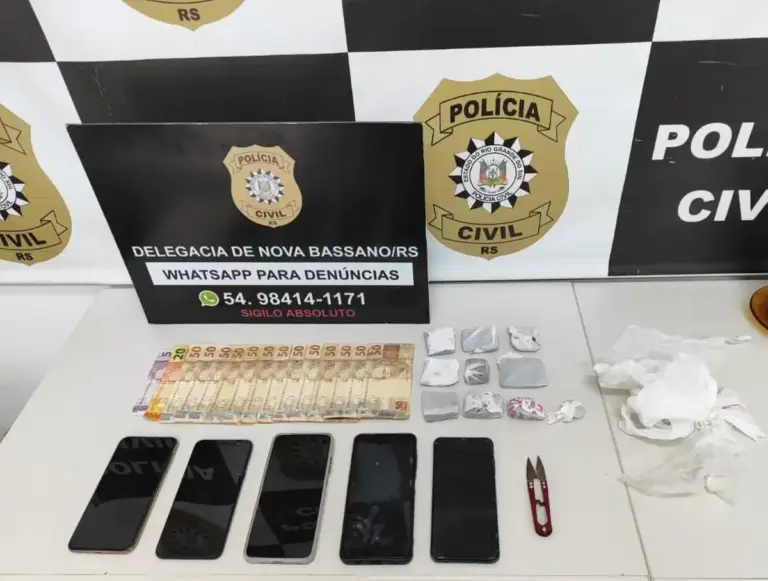 Polícia Civil prende mulher por tráfico de drogas em Nova Bassano - Studio TV