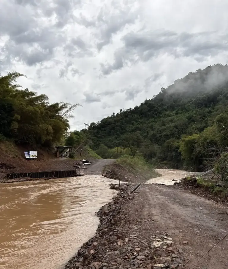 Ponte no acesso à comunidade de Barros Cassal será bloqueada por 30 dias - Studio TV