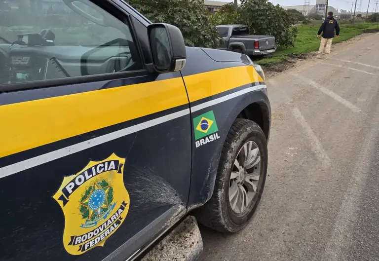 PRF recupera caminhonete furtada e prende homem na BR-392, em Rio Grande - Studio TV
