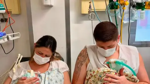Quadrigêmeos de Panambi evoluem bem na UTI neonatal em Porto Alegre - Studio TV