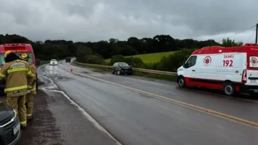 Saída de pista na BR-285 em Caseiros - Studio TV
