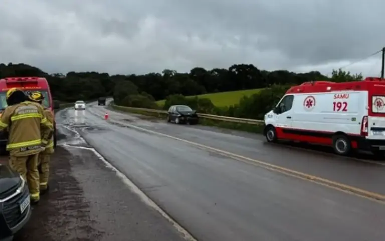 Saída de pista na BR-285 em Caseiros - Studio TV