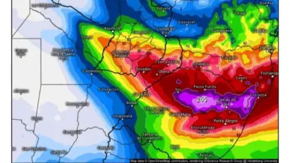 Semana pode ter chuva excessiva e risco de temporais nos três estados do Sul - Studio TV