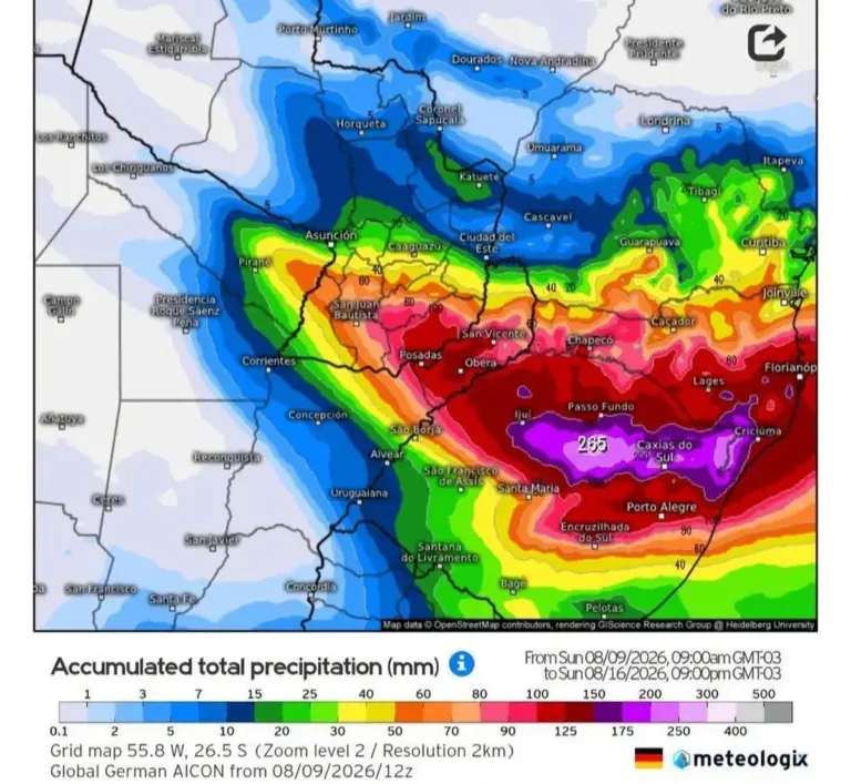 Semana pode ter chuva excessiva e risco de temporais nos três estados do Sul - Studio TV