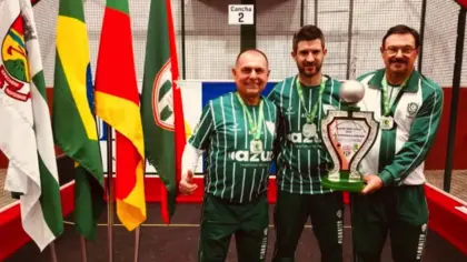 Sociedade Bochófila Planalto é vice-campeã estadual de duplas em Erechim - Studio TV