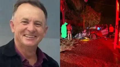 Ex-vereador morre após caminhonete capotar na SC-480, em SC - Studio TV