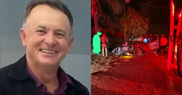 Ex-vereador morre após caminhonete capotar na SC-480, em SC - Studio TV