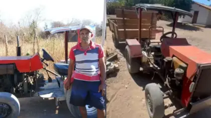 Agricultor realiza sonho de infância e constrói trator com peças reaproveitadas - Studio TV