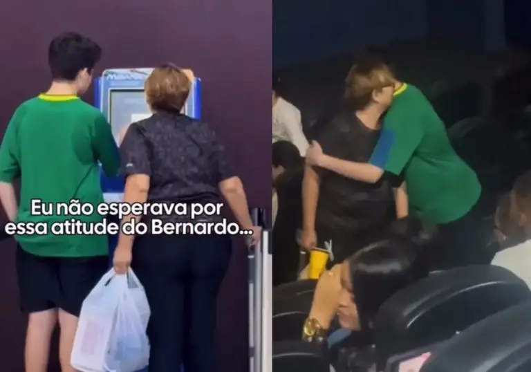 Adolescente descobre aniversário de mulher sozinha no cinema e faz surpresa emocionante em Minas Gerais - Studio TV