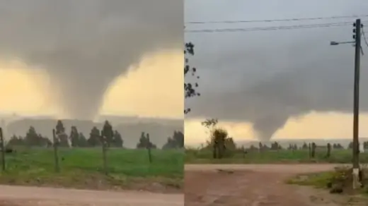 Tornado atinge área rural do Paraná e deixa rastro de destruição - Studio TV