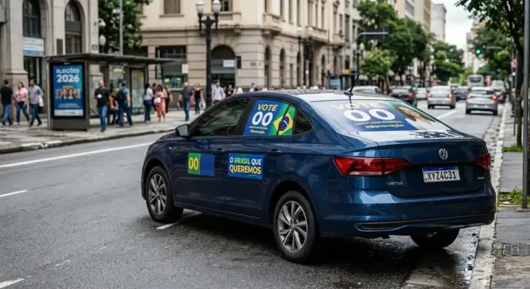 Uso de adesivo eleitoral pode anular seguro de veículo - Studio TV
