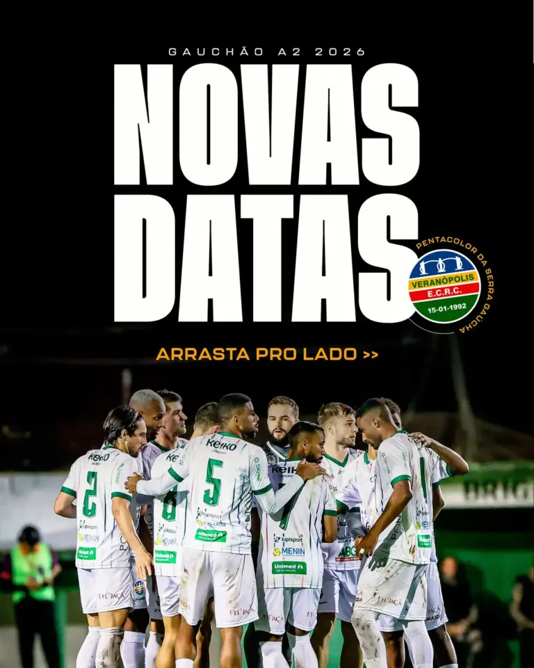 Veranópolis divulga novas datas dos próximos jogos pelo Gauchão A2 2026 - Studio TV