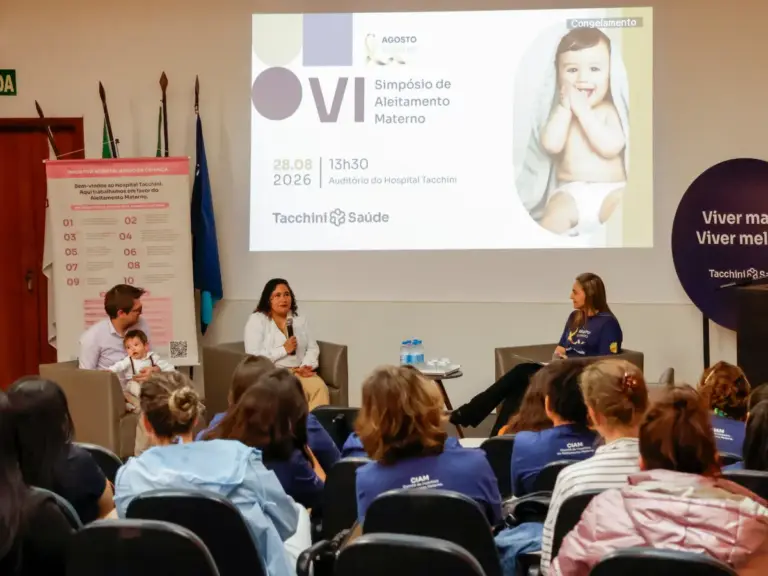 VI Simpósio de Aleitamento Materno reúne cerca de 50 participantes no Hospital Tacchini, em Bento Gonçalves - Studio TV