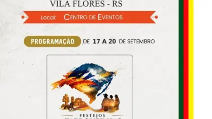 Vila Flores divulga programação dos Festejos Farroupilhas de setembro - Studio TV