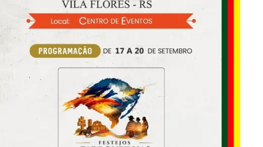 Vila Flores divulga programação dos Festejos Farroupilhas de setembro - Studio TV