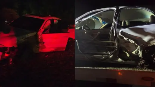 Acidente com quatro veículos deixa três feridos na ERS-122, em Flores da Cunha - Studio TV