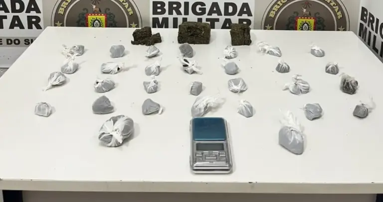 Adolescente é apreendido com cerca de 370 gramas de maconha em Serafina Corrêa - Studio TV