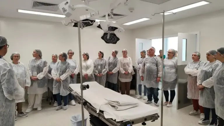 Agentes comunitários de saúde conhecem estrutura e novos espaços do Hospital São João Batista - Studio TV