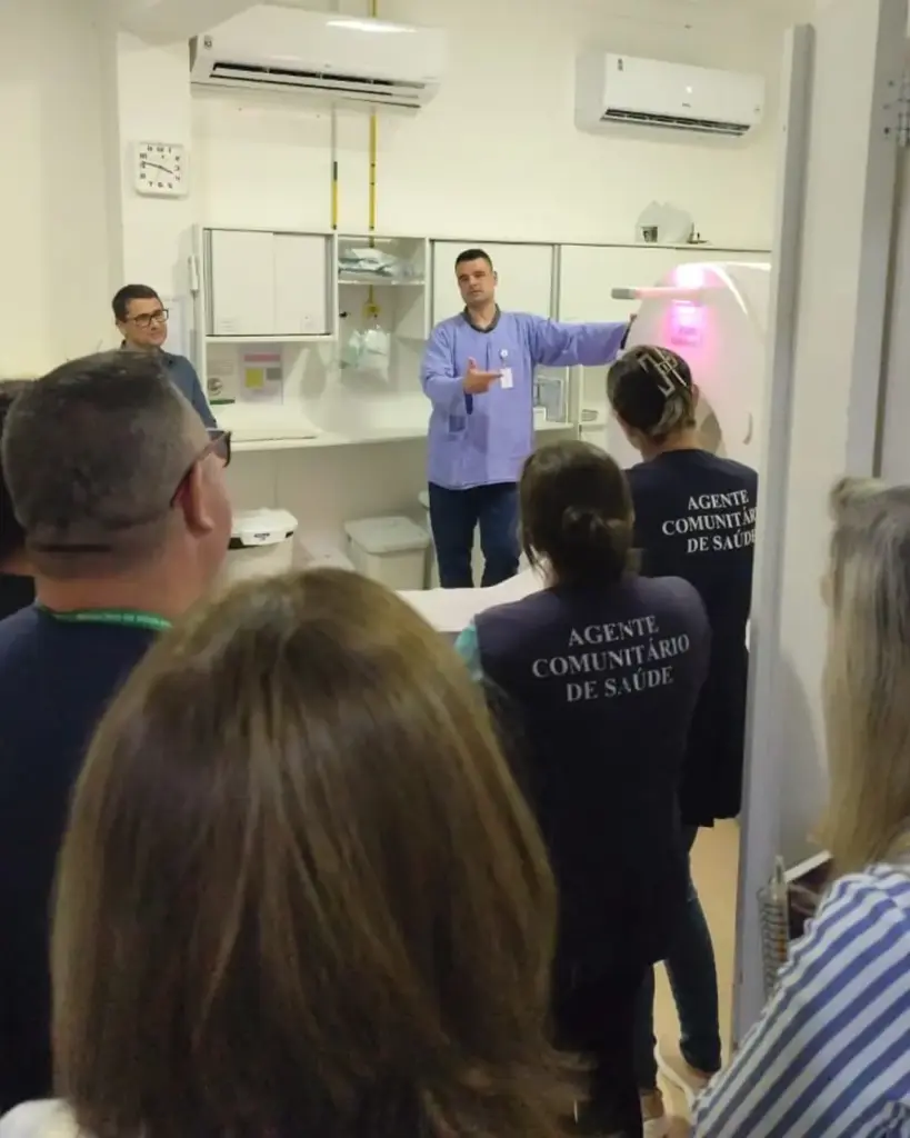 Agentes comunitários de saúde conhecem estrutura e novos espaços do Hospital São João Batista - Studio TV