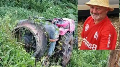 Agricultor de 61 anos morre após acidente com trator na Serra Gaúcha - Studio TV