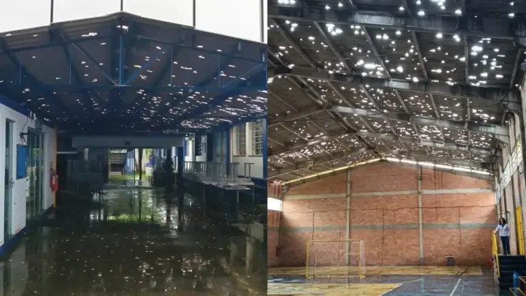 Aulas são suspensas nas redes municipal e estadual de Santiago após temporal de granizo - Studio TV