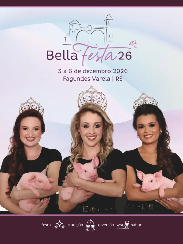 Bella Festa 2026 é lançada em Fagundes Varela com atrações nacionais e programação gratuita - Studio TV