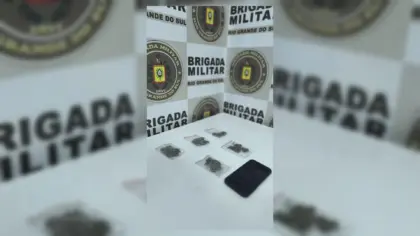 Brigada Militar apreende dois adolescentes e drogas em ações em Guaporé e Serafina Corrêa - Studio TV