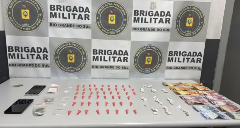 Brigada Militar prende homem e mulher por tráfico de drogas em Caxias do Sul - Studio TV