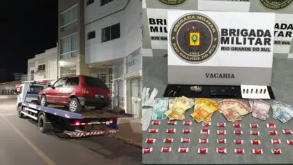 Brigada Militar prende homem por tráfico de drogas e apreende munições em Vacaria - Studio TV