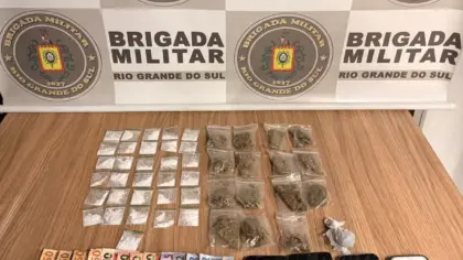 Brigada Militar prende jovem e apreende três adolescentes por tráfico de drogas em Garibaldi - Studio TV