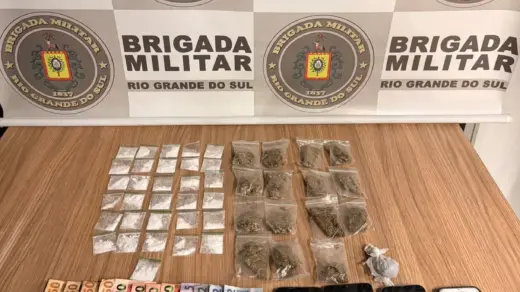 Brigada Militar prende jovem e apreende três adolescentes por tráfico de drogas em Garibaldi - Studio TV