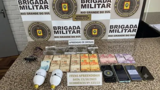 Brigada Militar prende quatro pessoas por tráfico em Antônio Prado - Studio TV